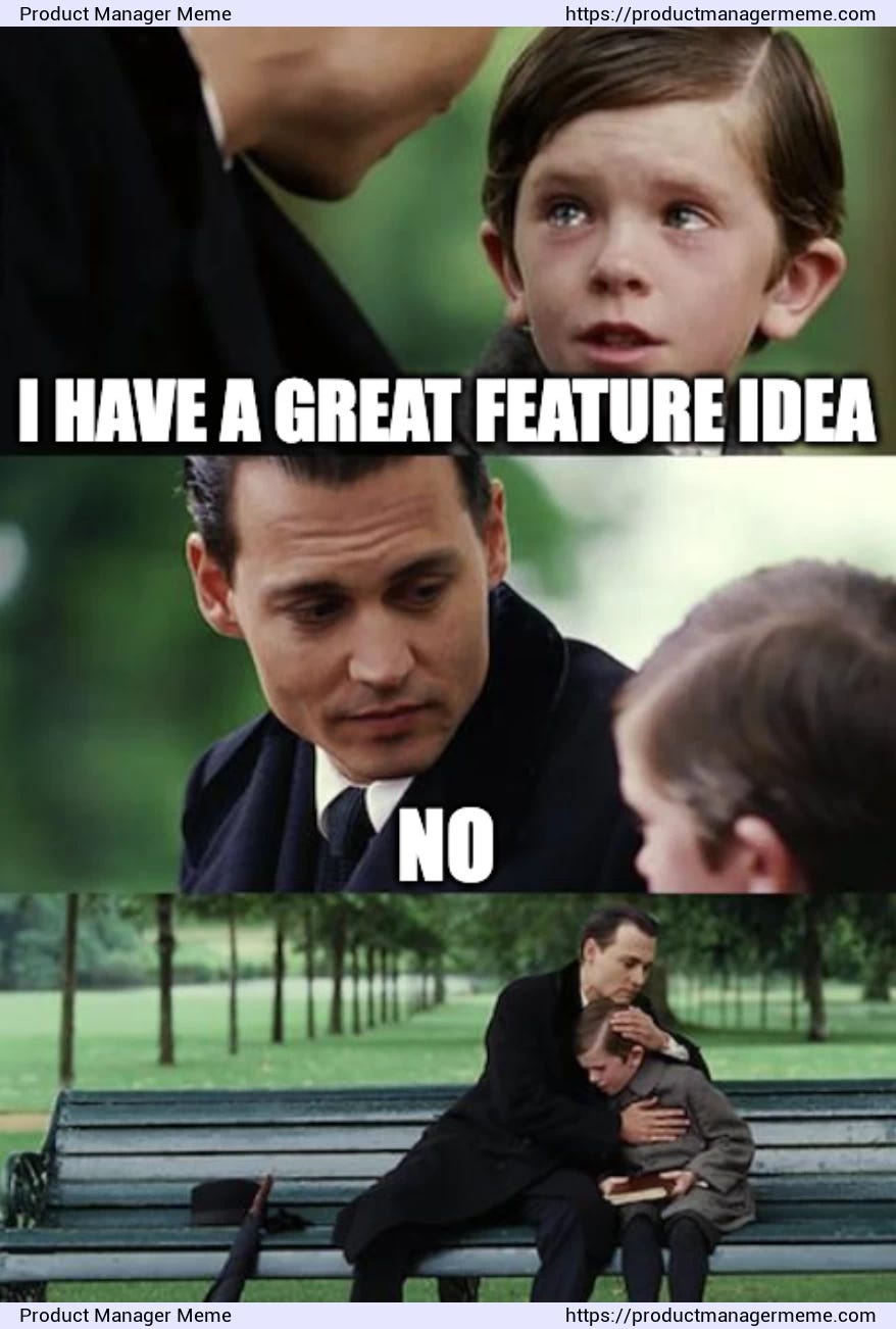 Product Managers must know how to say "No" - Product Manager Memes