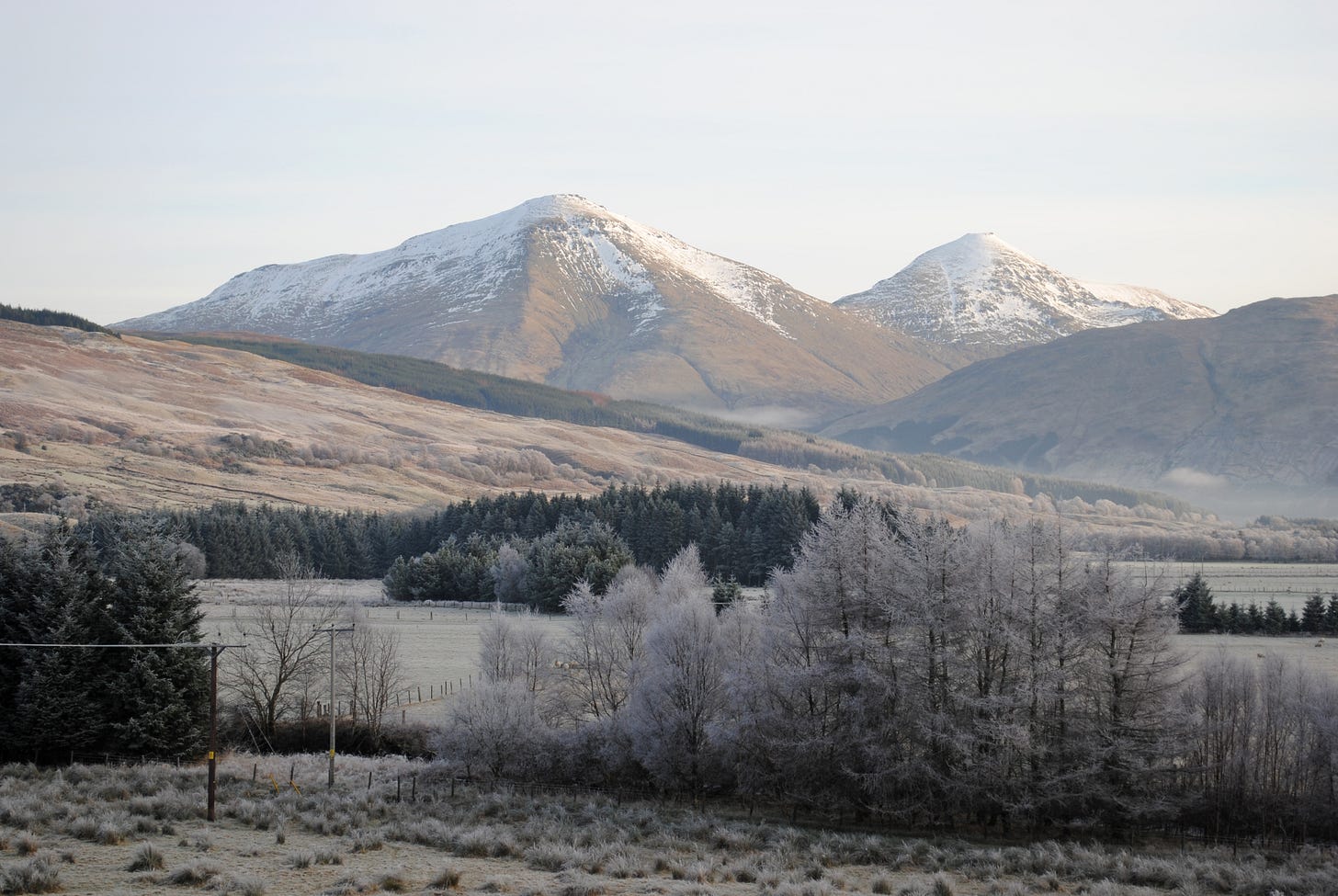 Ben More and Stob Binnein from the West Highland Way