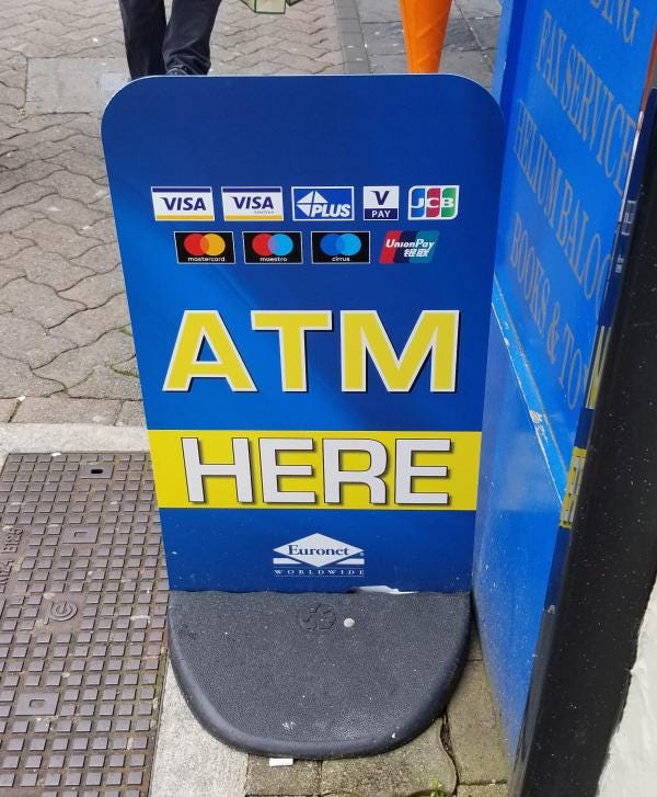 Euronet ATM Sign