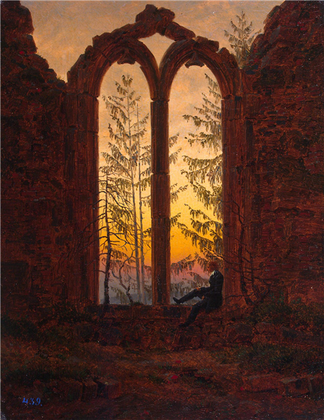 The dreamer, 1820 - 1840 - Caspar David Friedrich