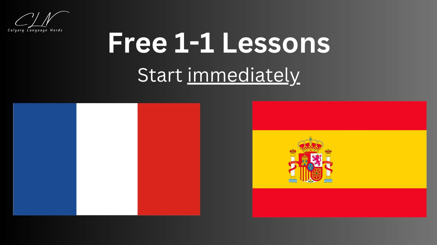 Free 11 French or Spanish Lessons by Azren