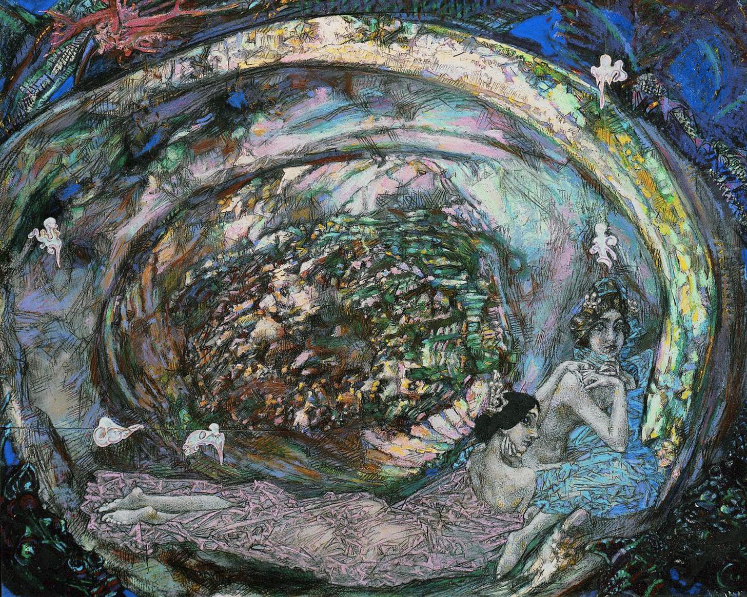 Pearl, 1904, 44×35 cm by Mikhail Vrubel: History, Analysis & Facts | Arthive