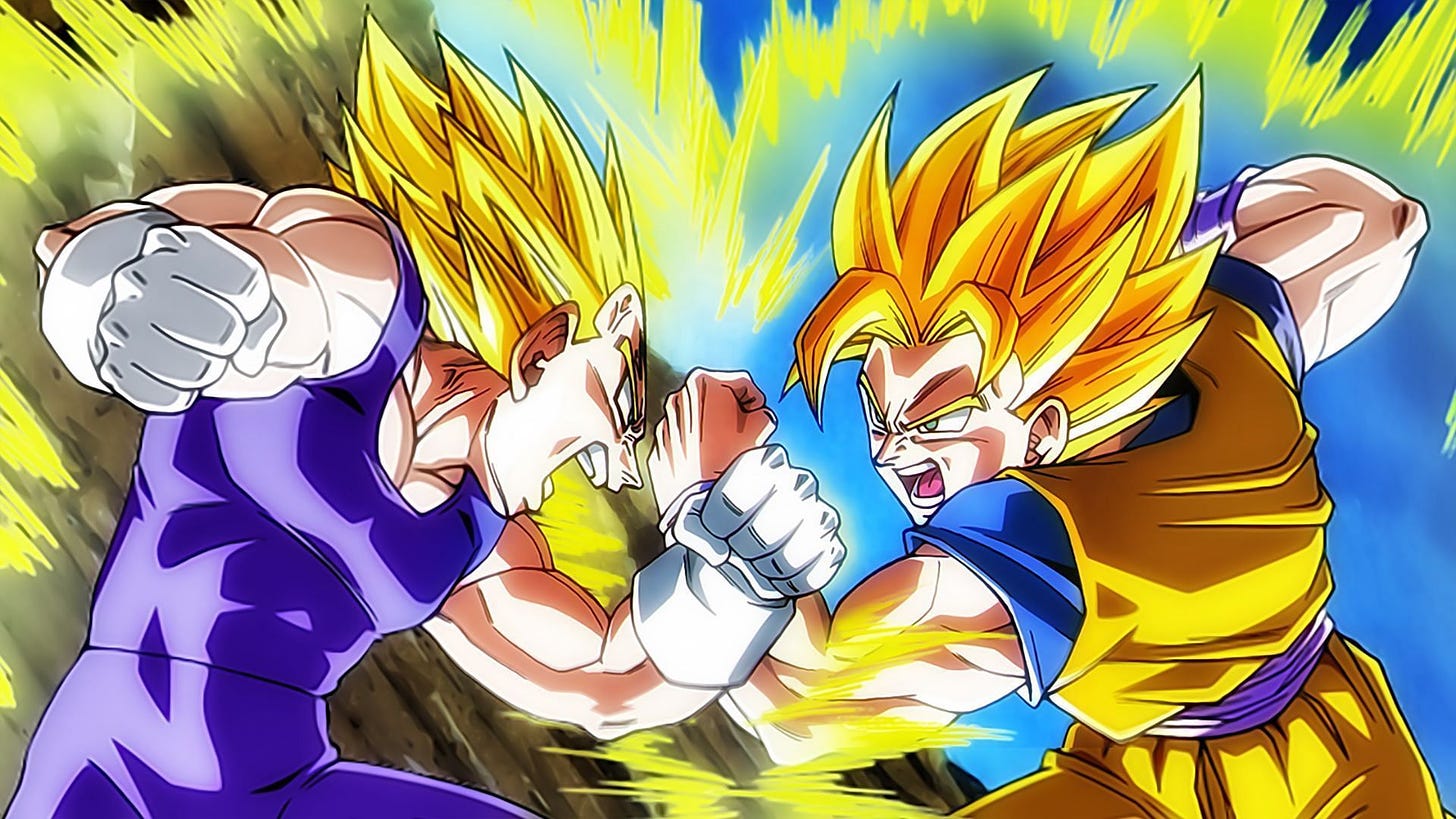 Dragon Ball: Goku beats Vegeta once again and by a great margin