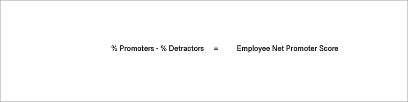 take percentage of promoters and subtract percentage of detractors