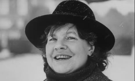 Black and white photo of author A.S. Byatt.