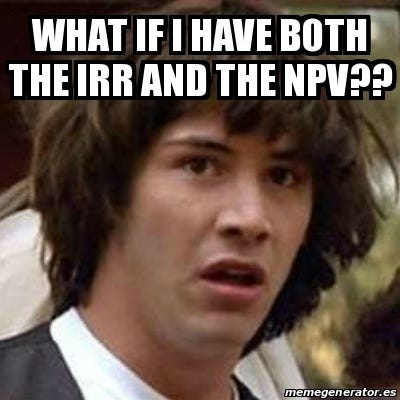 Meme Keanu Reeves - WHAT IF I HAVE BOTH THE IRR AND THE nPV?? - 29946106