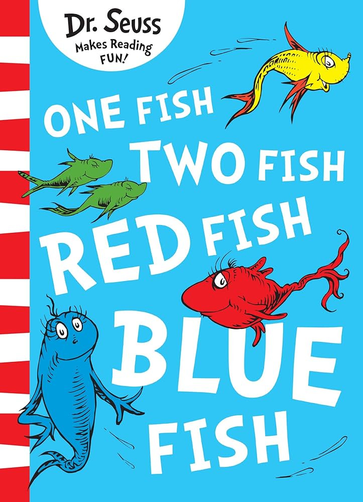 Amazon.com: One Fish, Two Fish, Red Fish, Blue Fish [Paperback] NA:  9780008201494: Seuss, Dr., Seuss, Dr.: Books