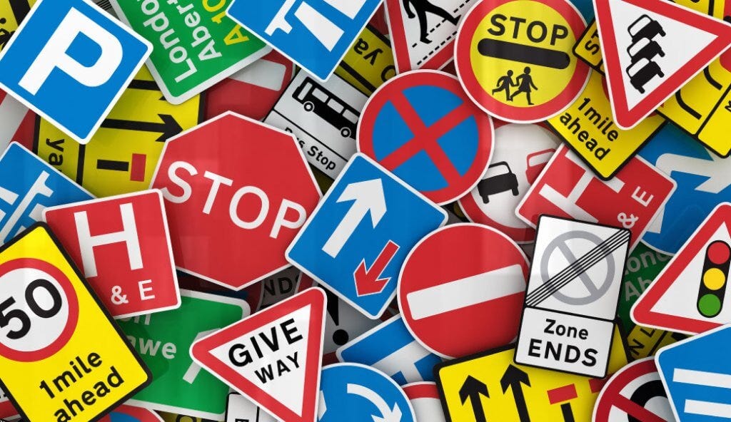 Types Of Road Signs - Printable Online
