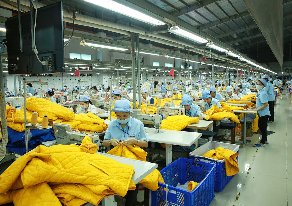 Nike factory workers in Vietnam Nike factory workers in Vietnam