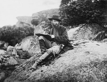 L'illustrateur Alfred Waud photographié à Gettysburg par Timothy O'Sullivan