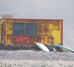 Lifeguard in Famara