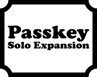 Passkey Solo Expansion