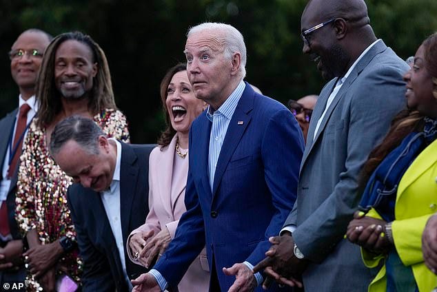 Last week, Biden stood motionless and stared blankly for a full minute at a Juneteenth celebration at the White House, as people around him sang and danced to the music.