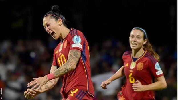 Italy 0-1 Spain: Jenni Hermoso scores winner for Spain in first match since  World Cup victory - BBC Sport