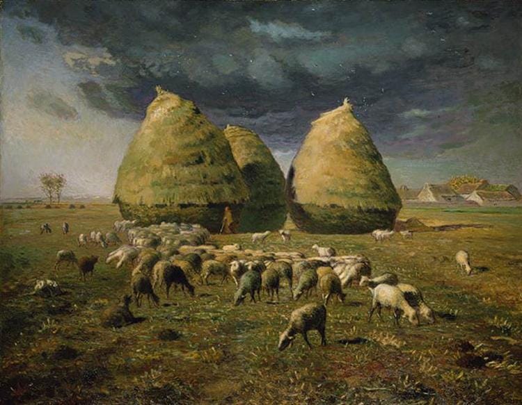 Haystacks Autumn, 1873 - Jean-Francois Millet
