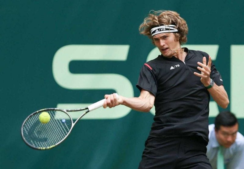 Alexander Zverev defeats roger federer 2016 images