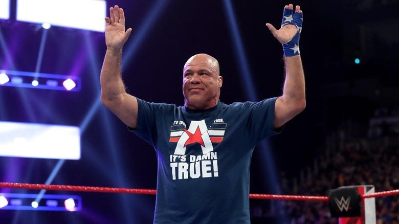 Kurt Angle in the ring 