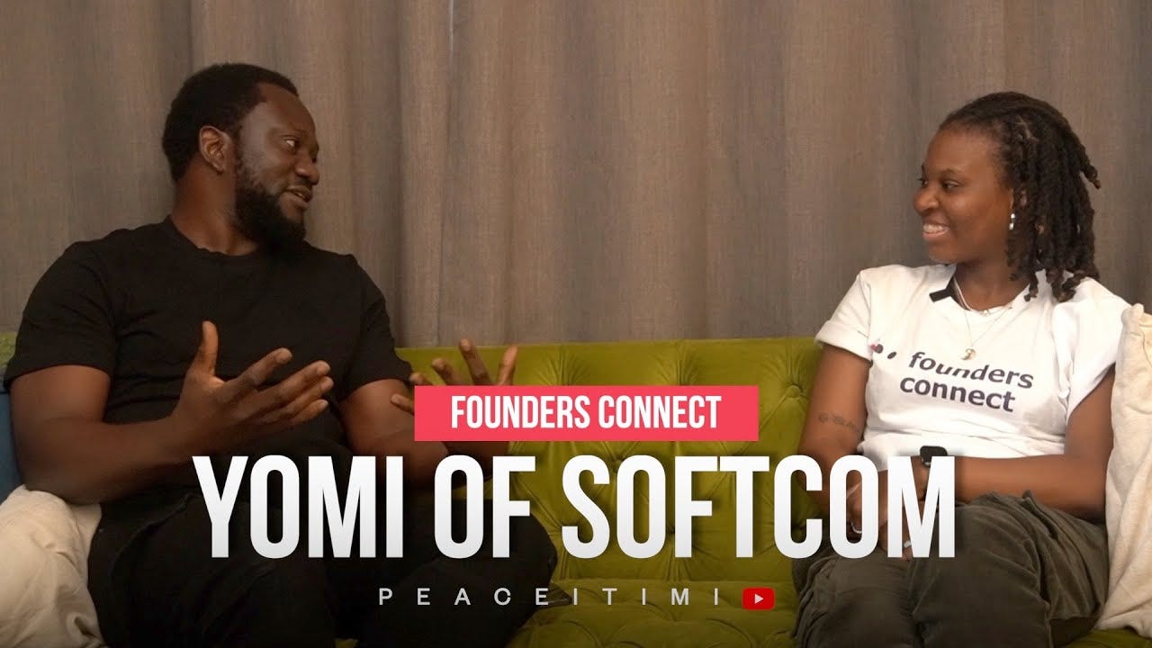 FoundersConnect: Yomi Adedeji, Co-founder of Softcom and Eyowo - YouTube