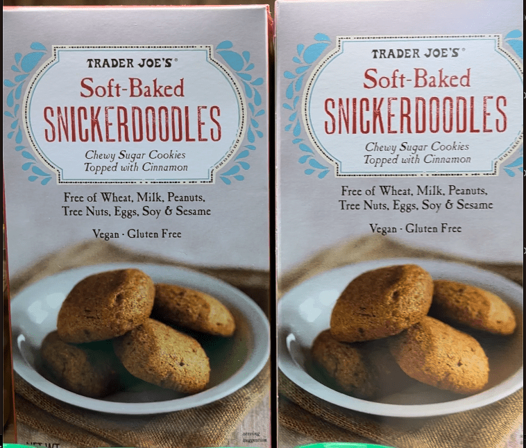 snickerdoodle cookies  at trader joes