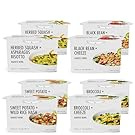 Daily Harvest - Harvest Bowl Mix Packs, All Time Favorites (8 Pack), Sweet Potato Wild Rice Hash, Broccoli Cheeze, Black Bean Cheeze, Herbed Squash Asparagus Risotto, Fruit + Vegetables, Super Food, Gluten Free, Vegan, No Added Sugar, Easy to Prep Healthy Snack Drinks and Meals, 2 Count Each Flavor