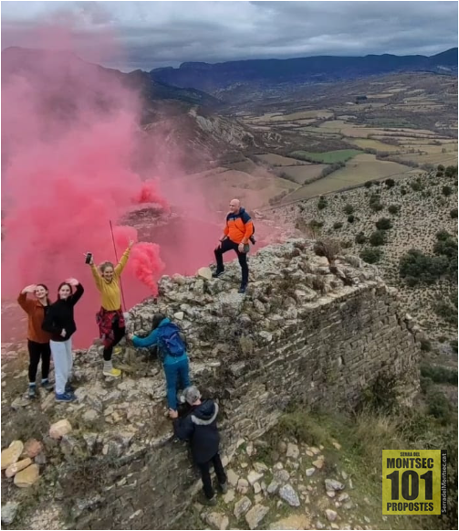 Encesa 2025 al castell d’Orrit, La Terreta. Tremp, Pallars Jussà. Lleida, Catalunya.