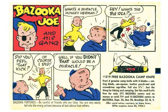 Bazooka Joe and His Gang: A Sweet Bubble of Nostalgia | Visualizer - WSJ