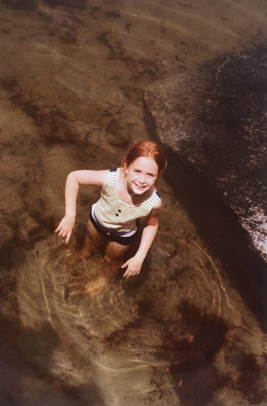 Meg in the lake