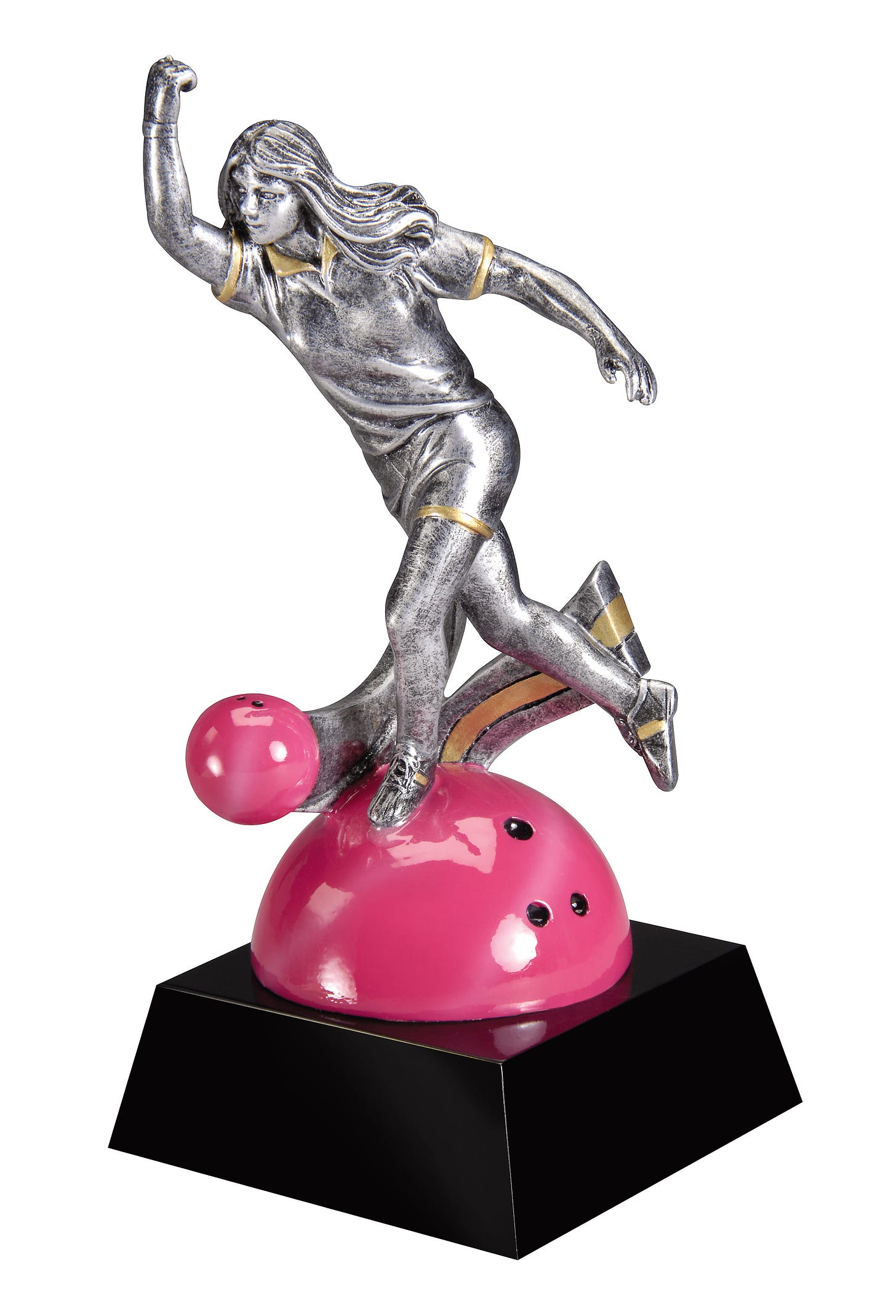 7" T Resin Male or Female Bowling Trophy. Includes Engraved Plate - Best  Trophies and Awards