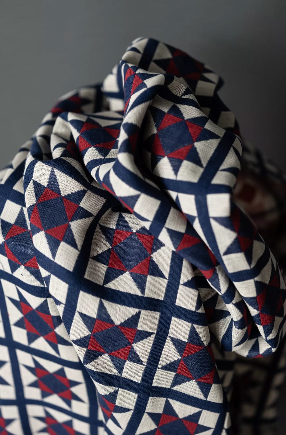 Gingham Dry Oilskin Dwelling - PER QUARTER METRE Gingham Dry Oilskin Dwelling - PER QUARTER METRE