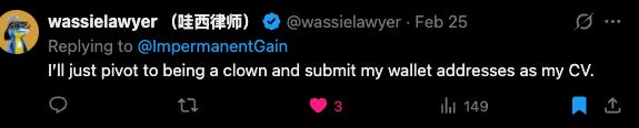 Tweet by Wassielawyer 