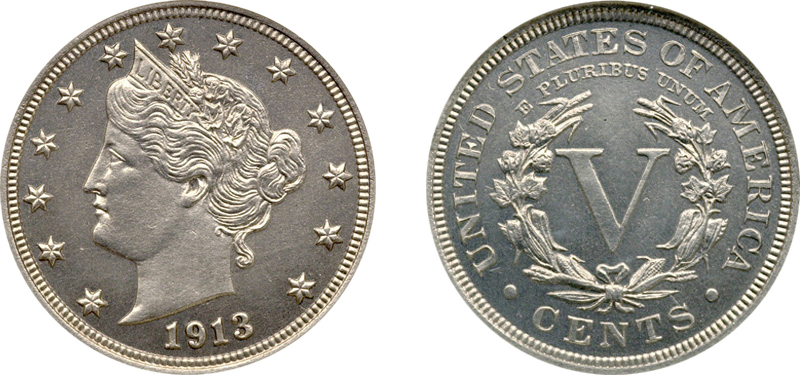 1913 Eliasberg Liberty Head Nickel