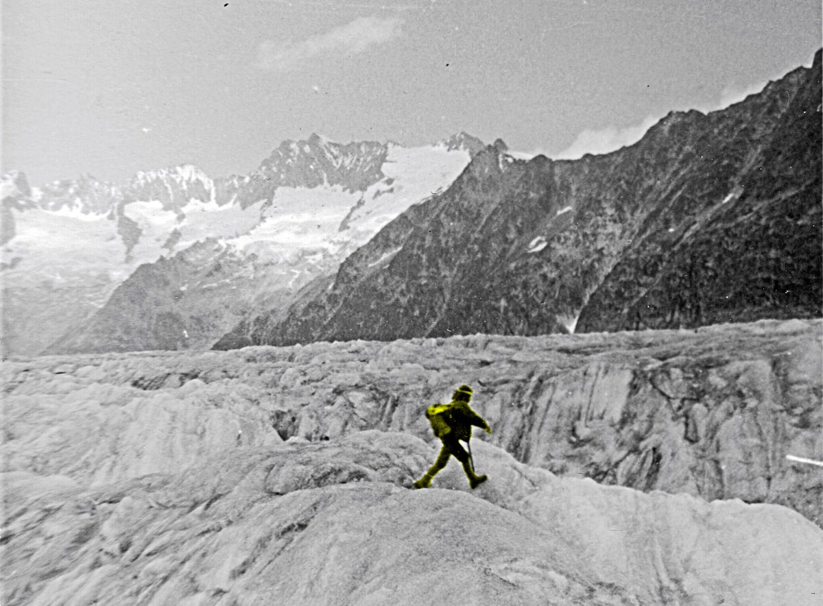 crevasses, Aletsch glacier