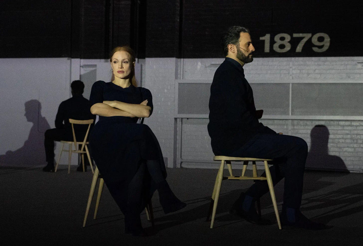 Jessica Chastain and Arian Moayed in A Doll's House (Sara Krulwich, NYT)