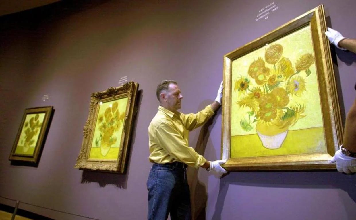 Todos los detalles de 'Los girasoles' de Van Gogh, las flores más famosas  de la historia del arte