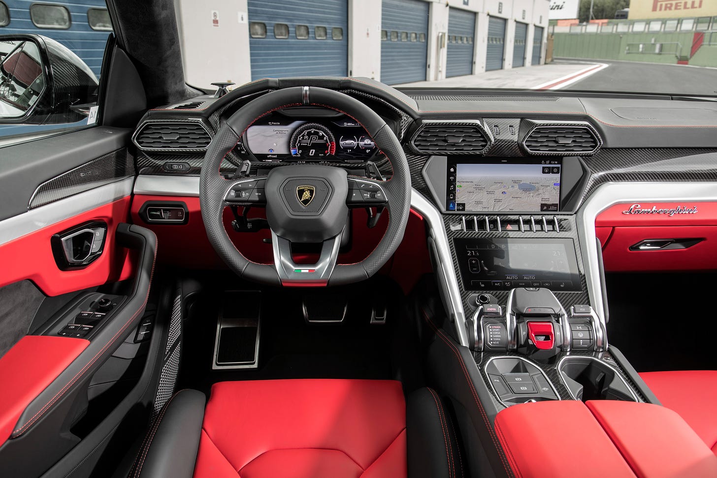Lamborghini Urus Interior Red | Cabinets Matttroy