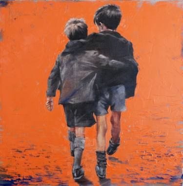 Old friends Painting by Igor Shulman | Saatchi Art