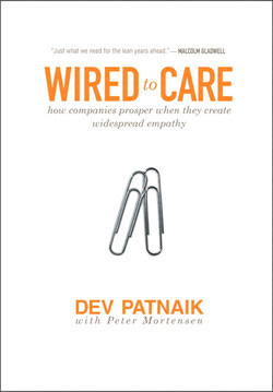 Book cover Wired to care by Dev Patnaik