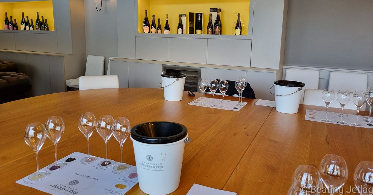 Champagne tasting at Veuve Fourny et Fils, France