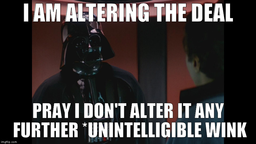 When Vader hits on you - Imgflip