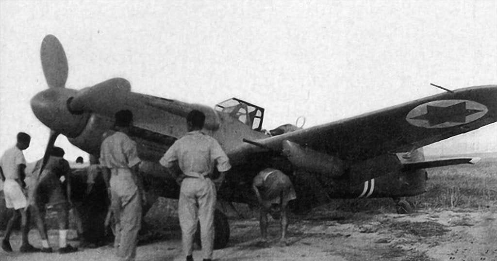 Avia-S-199-IAF-101Sqn-Tel-Nof-Israel-1948-01 - PICRYL - Public Domain Media  Search Engine Public Domain Search