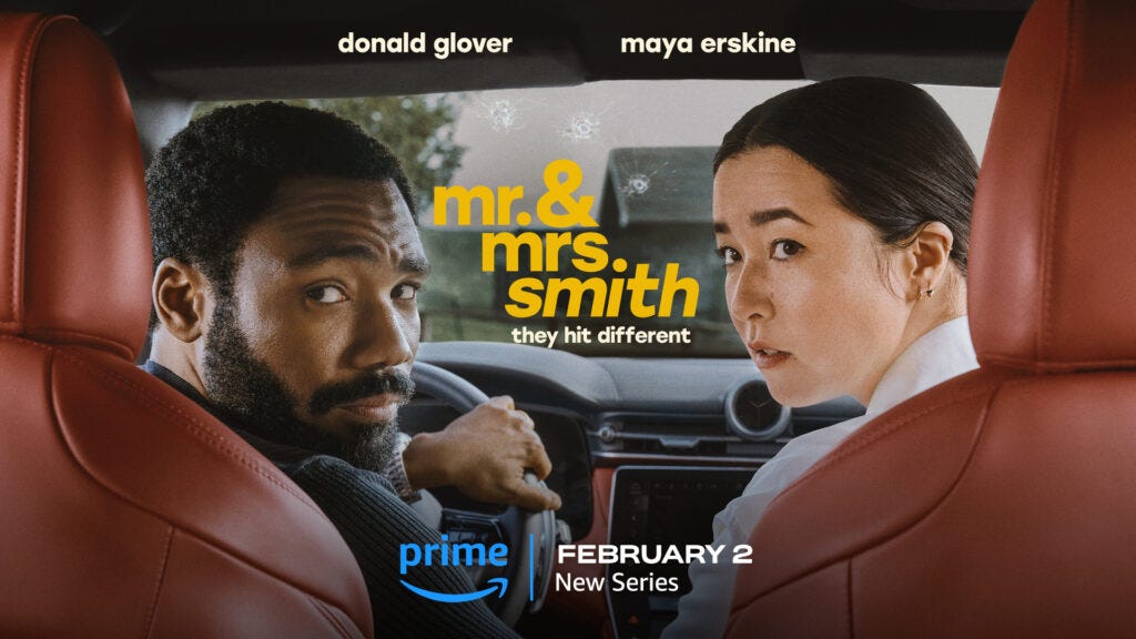 Prime Video revela o explosivo trailer e poster da nova série Mr. & Mrs.  Smith