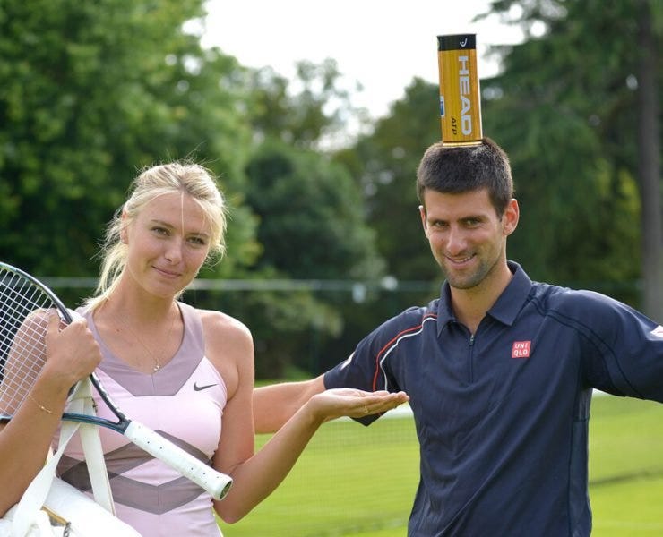 I Auctioned Myself Off" - Maria Sharapova Reminds Novak Djokovic About  Their First Date - EssentiallySports