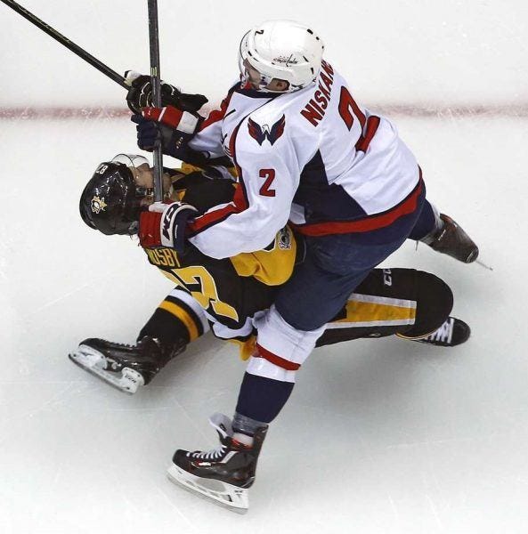 capitals game gives sidney crosby concussion