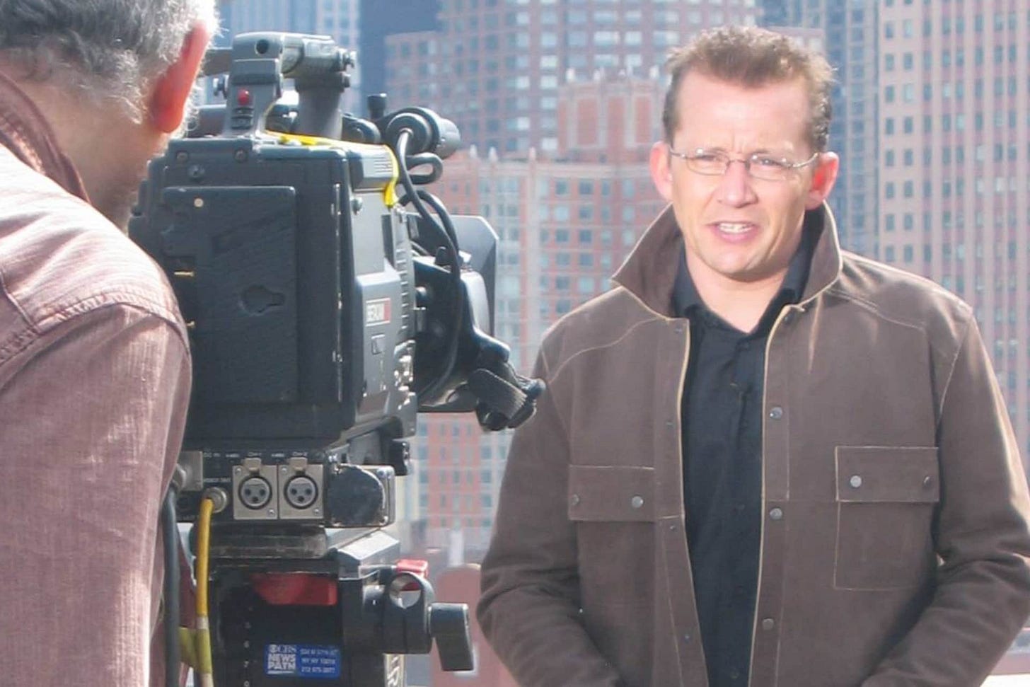 Bart Van Doorne als VS-correspondent voor ‘VTM Nieuws’.