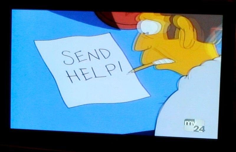 Simpsons Send Help!
