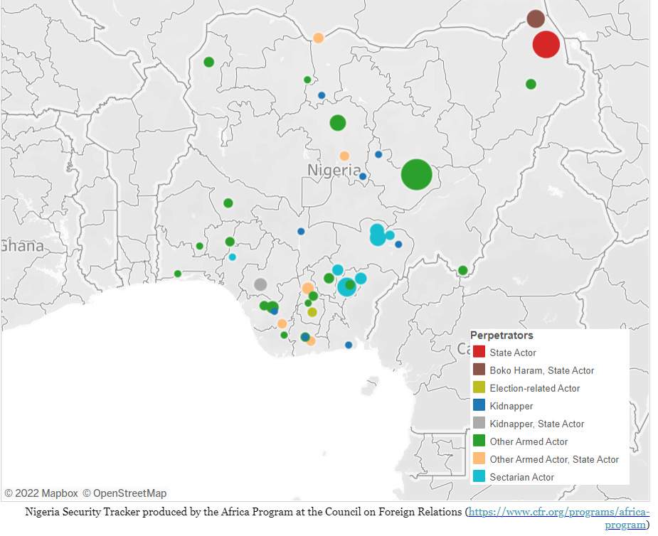 CFR's Nigeria Security Tracker Weekly Update: April 9–15, 2022