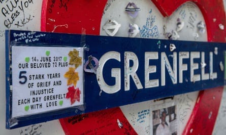 Tributes to the victims of the Grenfell Tower fire in London, England