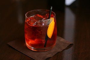 A Negroni.