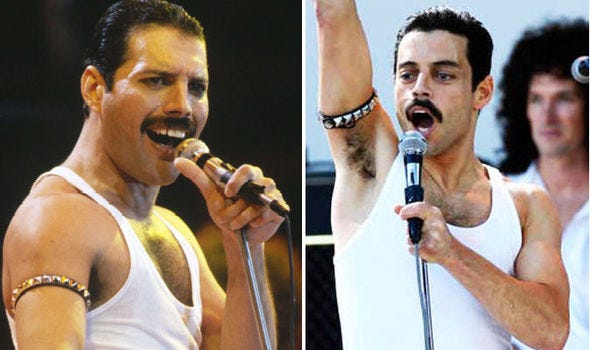 freddy mercury vs rami malek