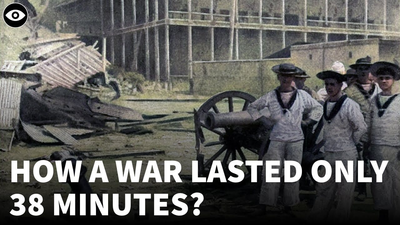 YouTube Thumbnail for World's Shortest War video
